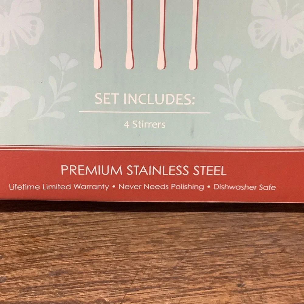 Towle Silver Butterfly Drink Stirrers